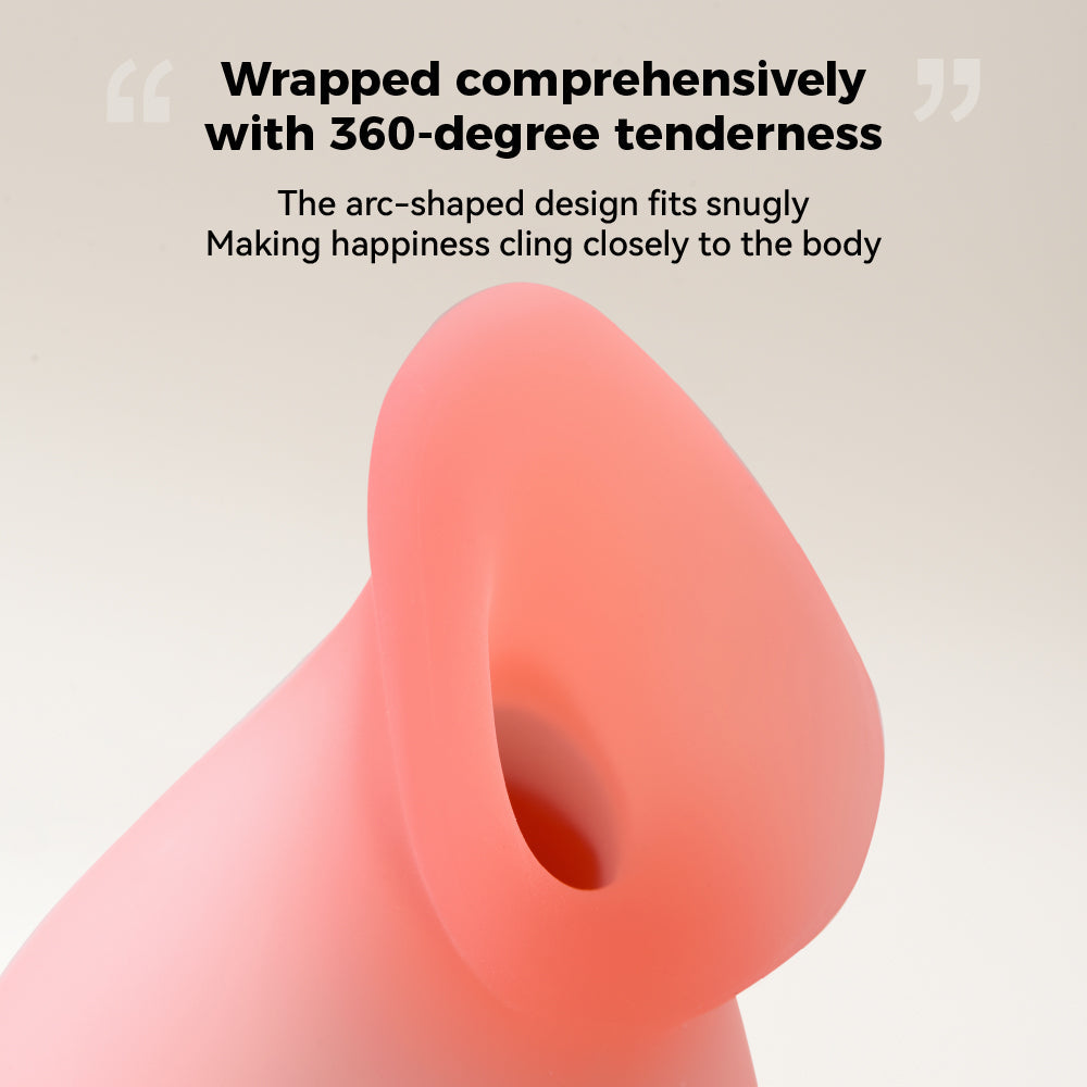 Silicone suction vibrator with 6 Modes & IPX7 Waterproof