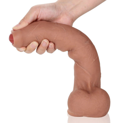 Diego 11inch Huge Foreskin Sliding Skin Life Like Dildo Uncut Dildo - RealCocks